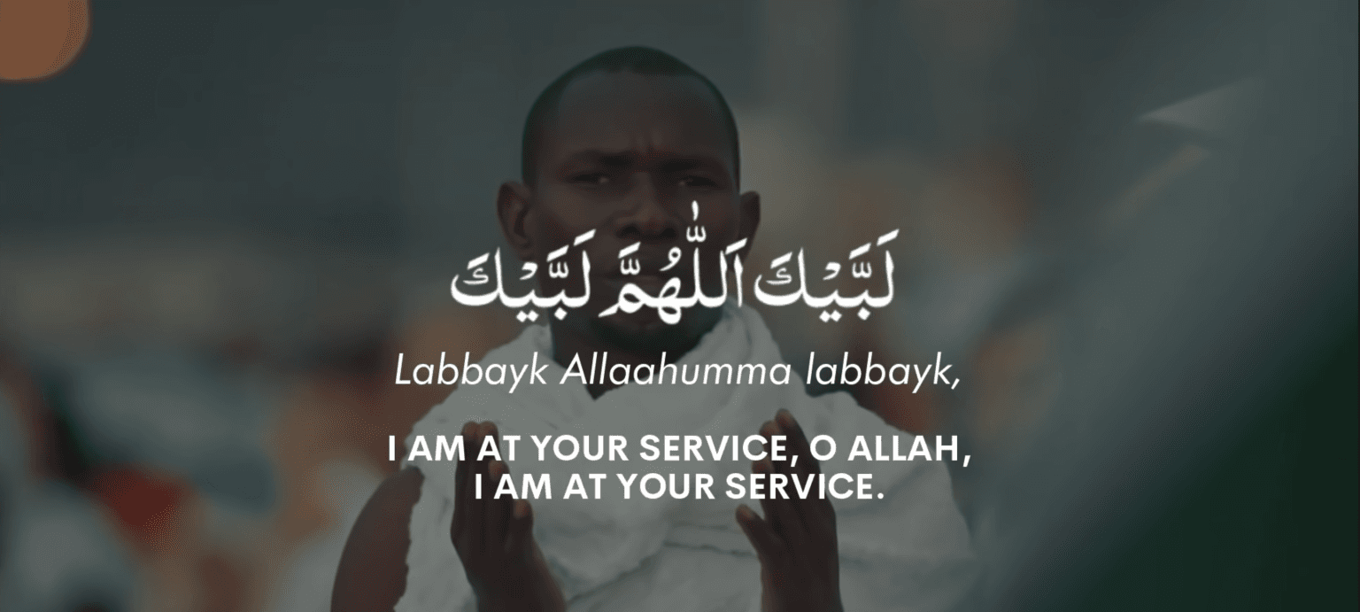 Muslims performing Tawaf around the Kaaba